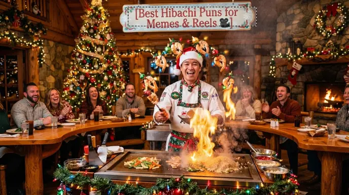 Best Hibachi Puns for Memes & Reels 🎥