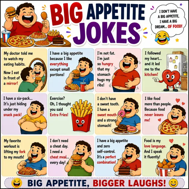 Big Appetite Jokes