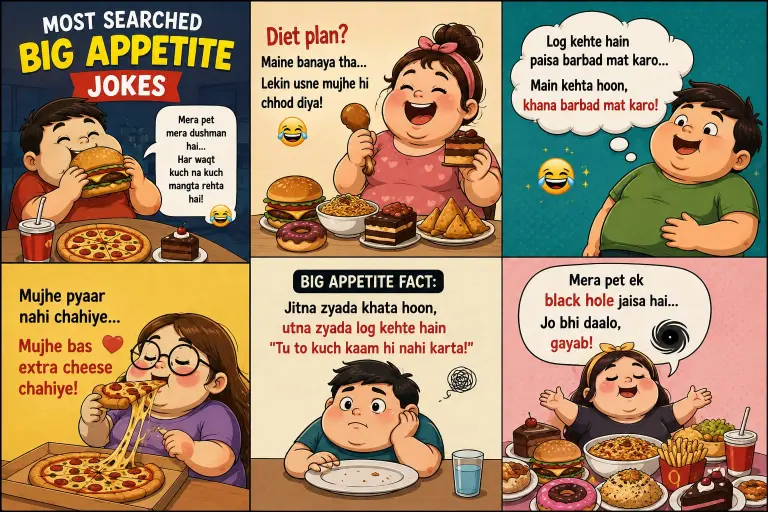 Most Searched Big Appetite Jokes on Google