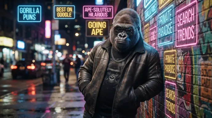 Most Searched Gorilla Puns on Google