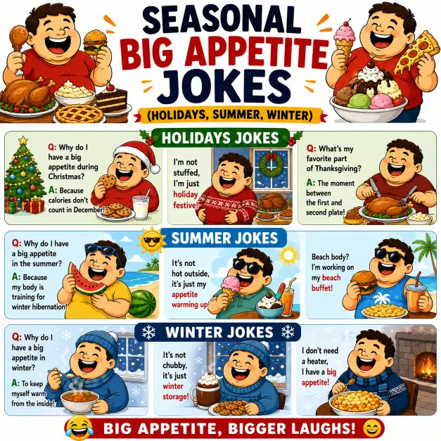 Seasonal Big Appetite Jokes