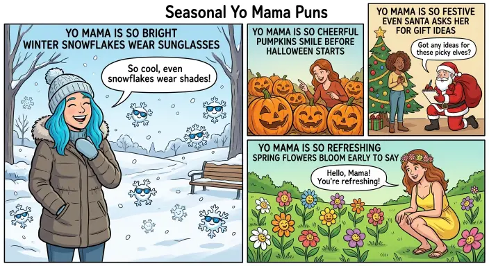 Seasonal Yo Mama Puns