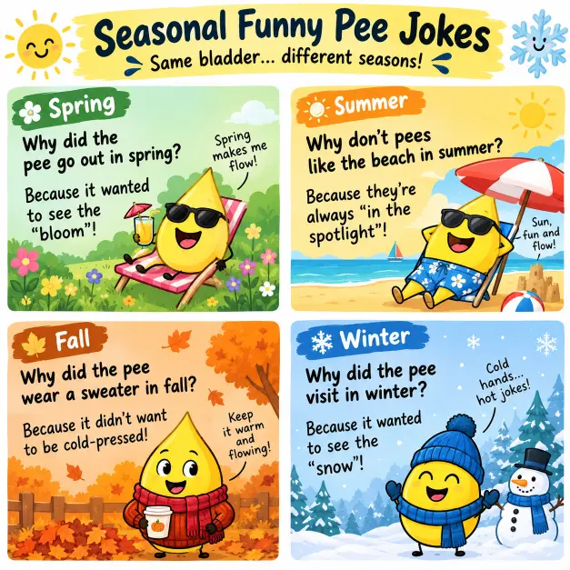 Seasonal Funny Pee Joks